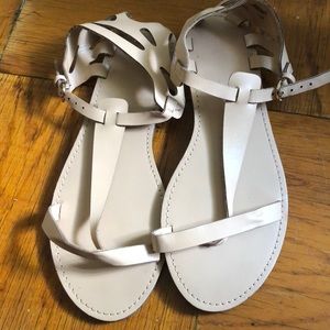 Beige sandals